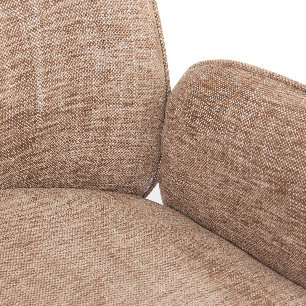 Eetkamerstoel Oslo - Taupe met armleuning