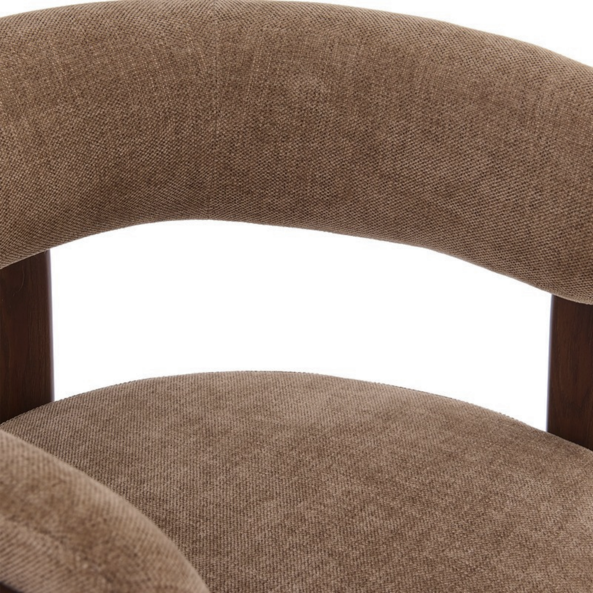 Barkruk Rose - Taupe met armleuning