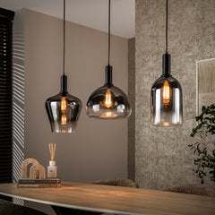 Hanglamp Zenith 3 Lichts Artic Zwart