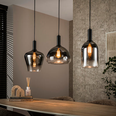 Hanglamp Zenith 3 Lichts Artic Zwart