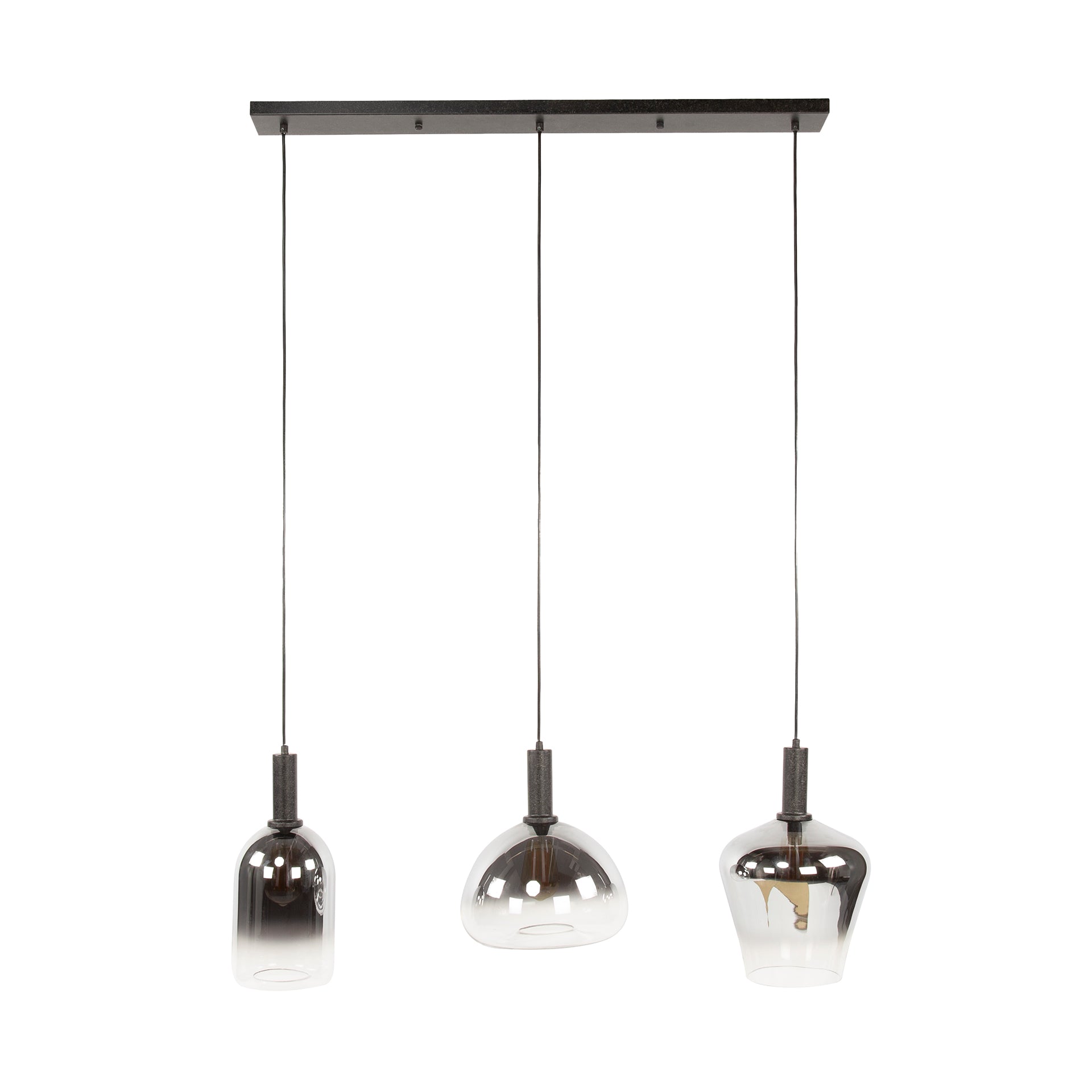 Hanglamp Zenith 3 Lichts Artic Zwart