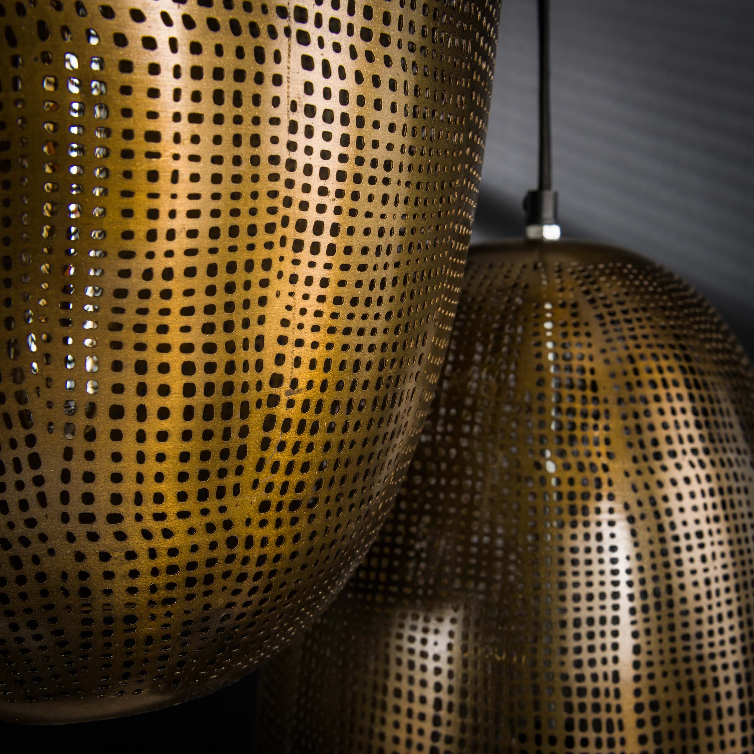 Hanglamp Cosmic Getrapt 3 Lichts Antiek Brons
