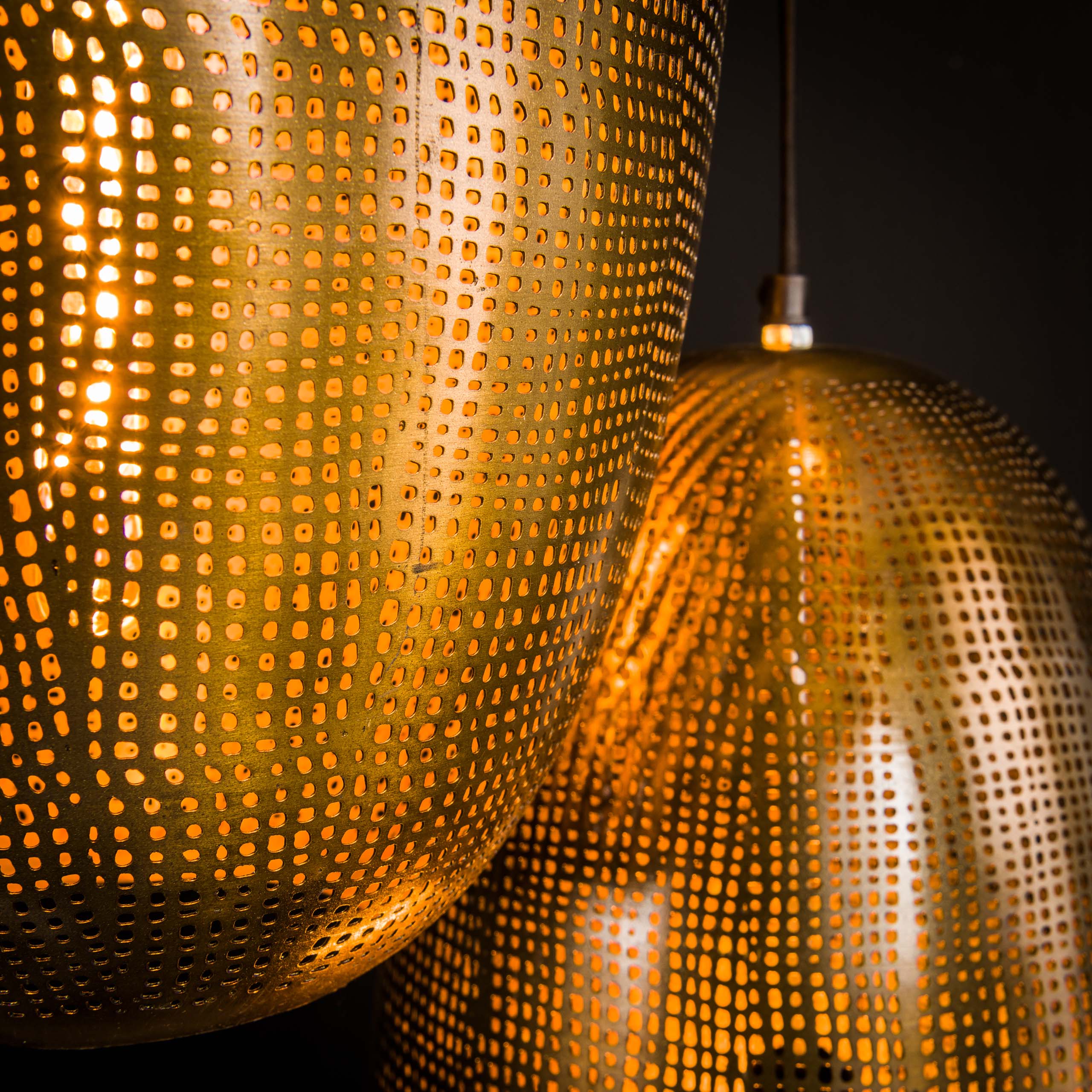 Hanglamp Cosmic Getrapt 3 Lichts Antiek Brons