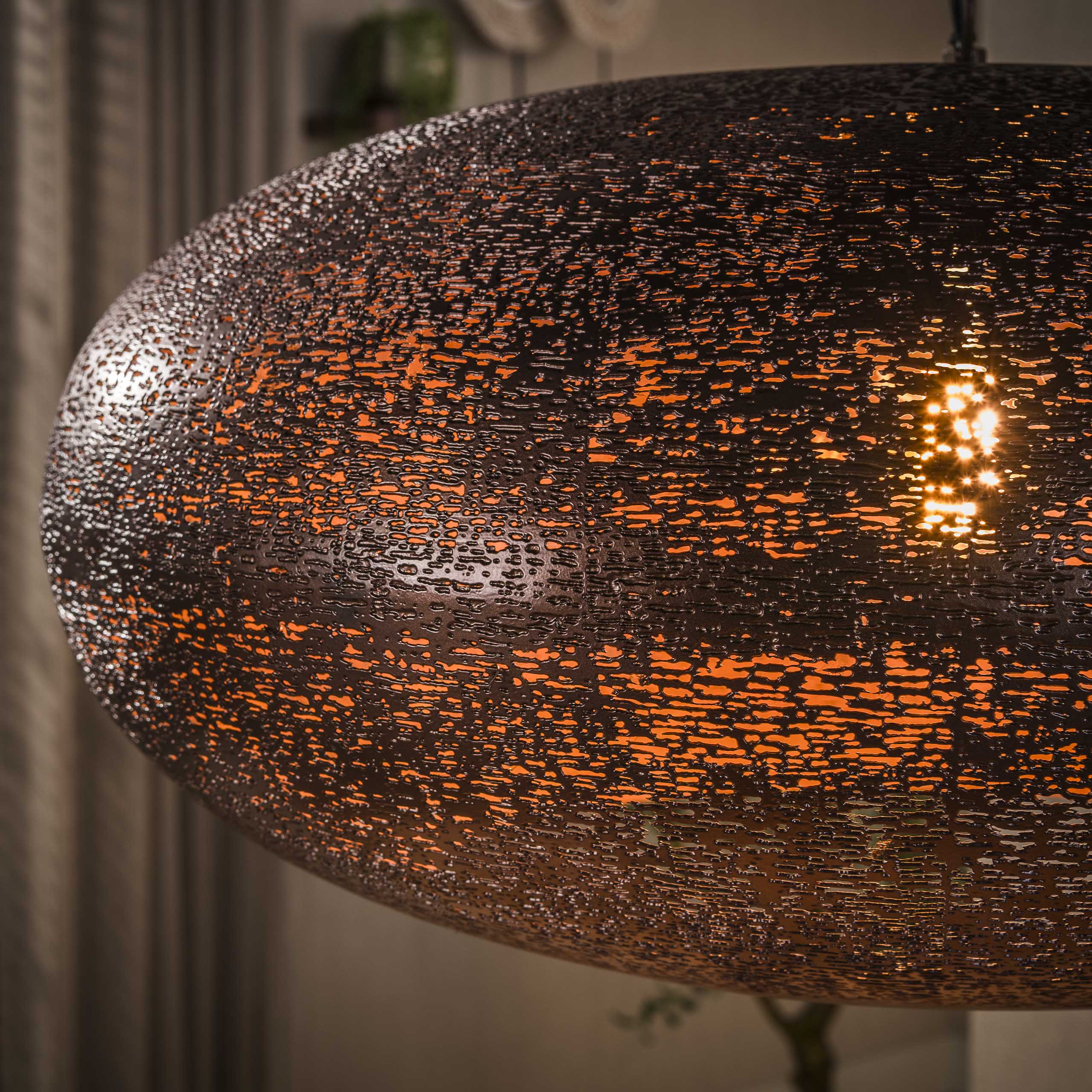 Hanglamp Cielo 1 Lichts O68Cm Antiek Koper