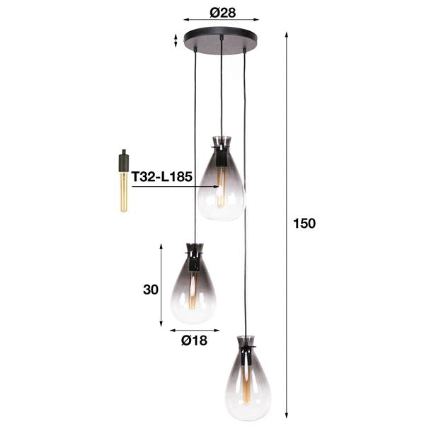 Hanglamp 5L patch pattern getrapt (Copy)