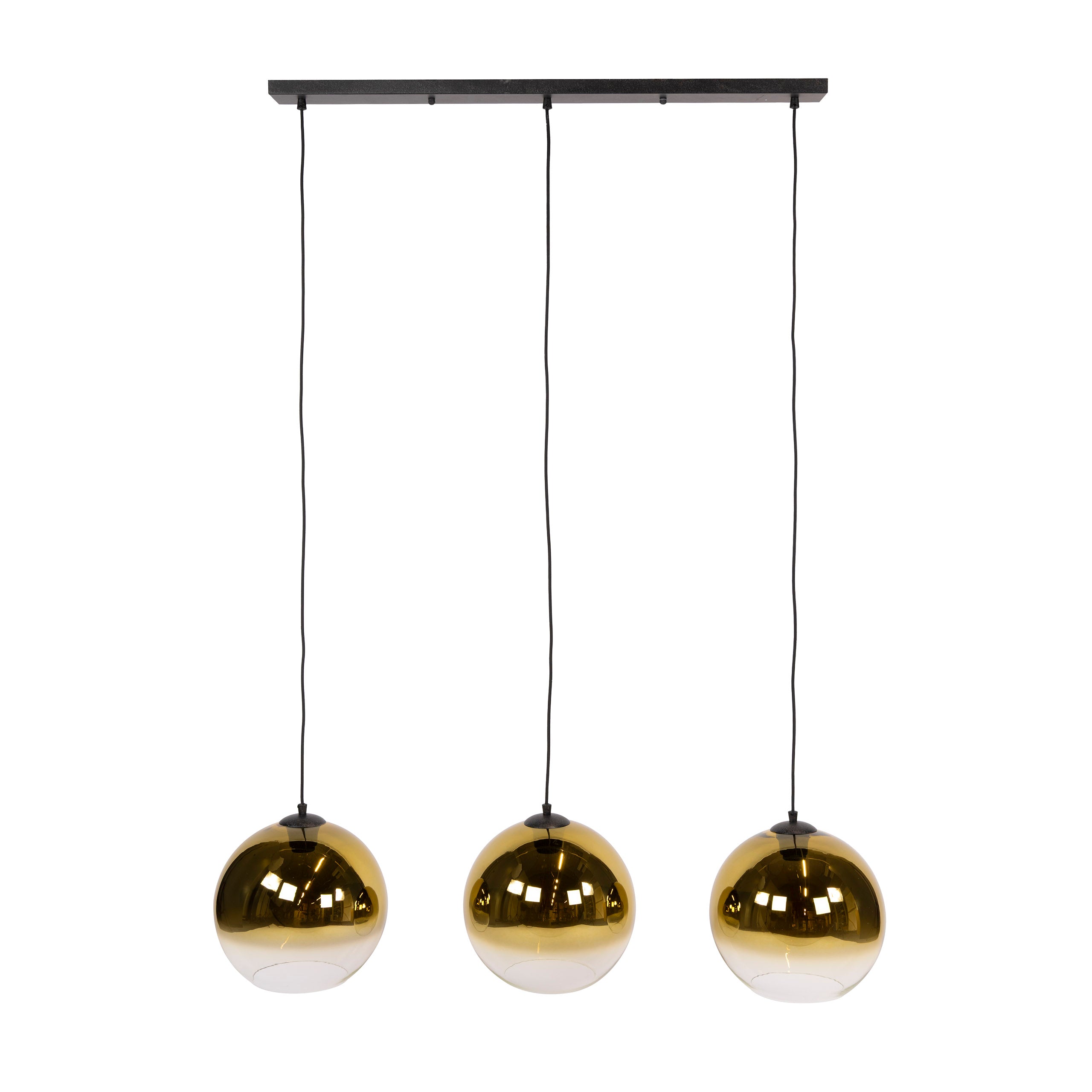 Hanglamp Bubble Shaded 3-lichts / Goud