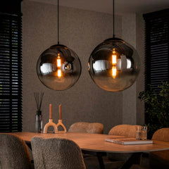 Hanglamp Bubble Shaded Xl 2 Lichts Artic Zwart