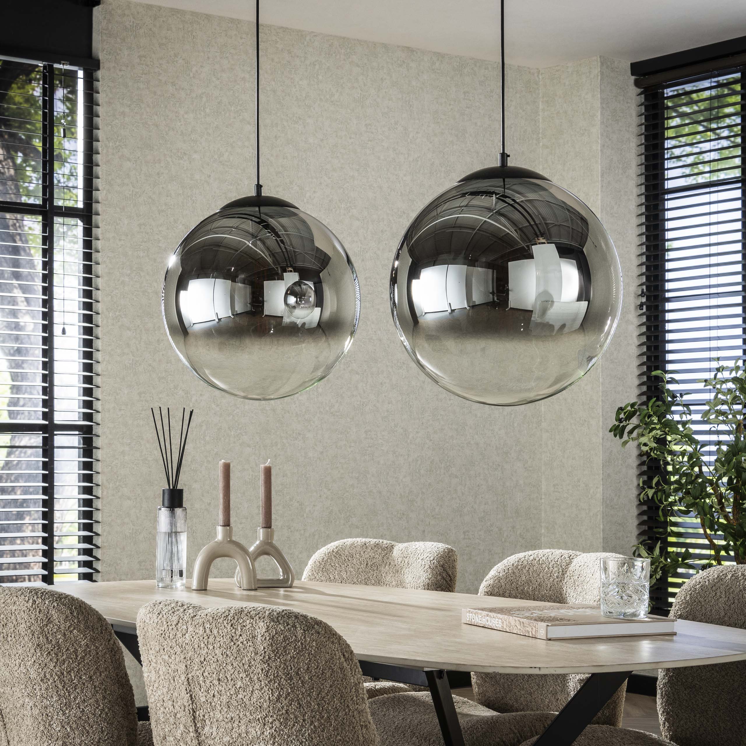 Hanglamp Bubble Shaded Xl 2 Lichts Artic Zwart