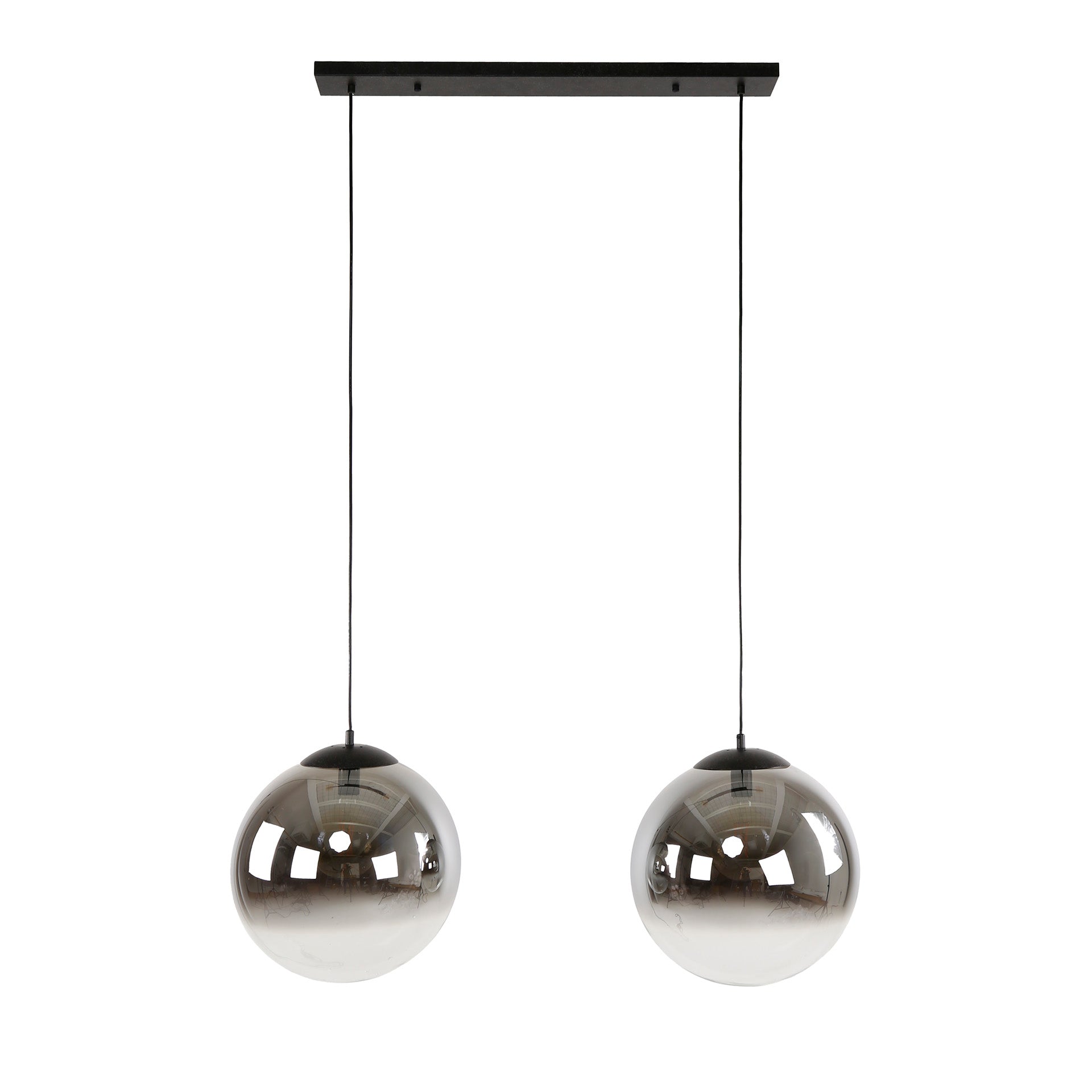 Hanglamp Bubble Shaded Xl 2 Lichts Artic Zwart