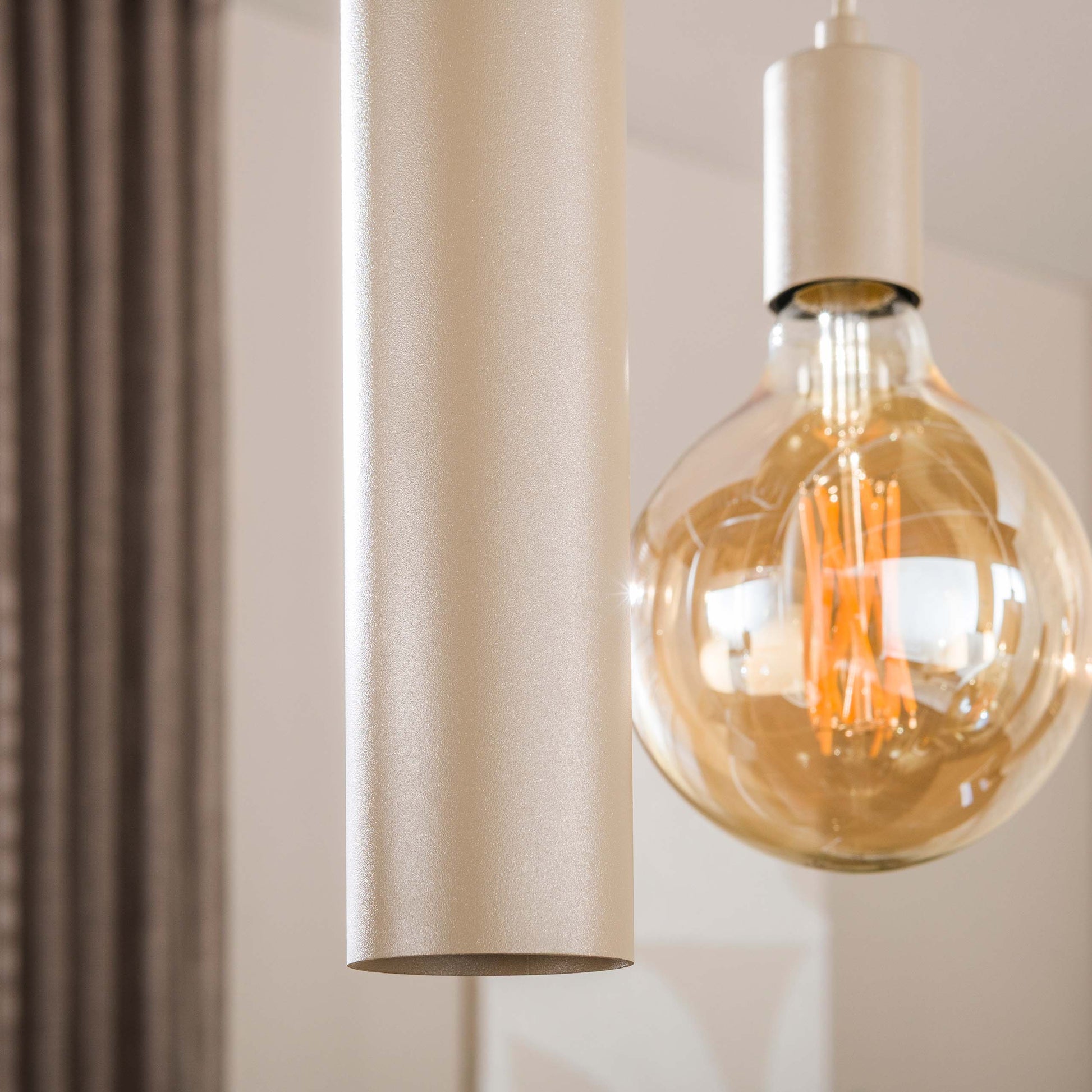 Hanglamp Senso 5+4-lichts / Beige