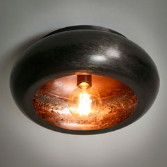 Plafondlamp Sky 1 Lichts O42Cm Zwart Nikkel