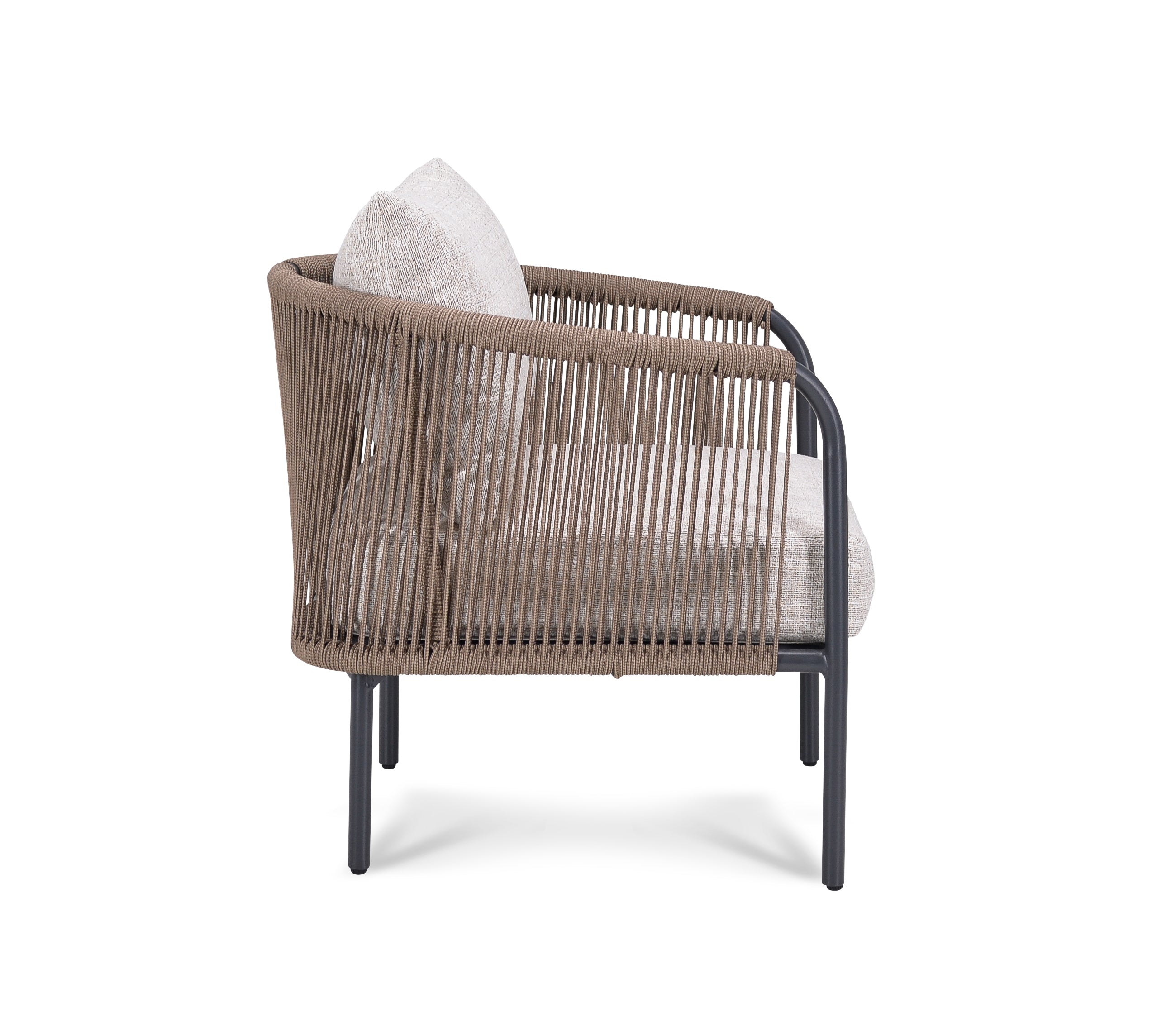 Loungeset Palermo Color Antraciet Aluminum Frame Powder Coated