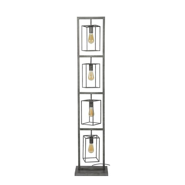 Vloerlamp 4L cubic tower