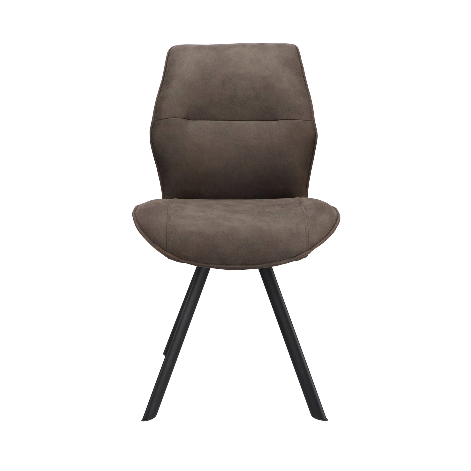 Eetkamerstoel Jade Stof Cowboy 104 Grey Leg Black