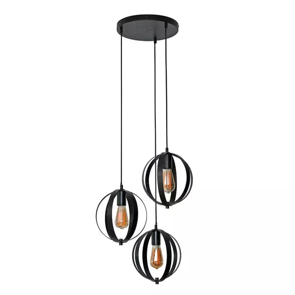 Hanglamp 3L getrapt turn flat