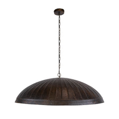 Hanglamp Guard 1 Lichts O90Cm Smoked Brown