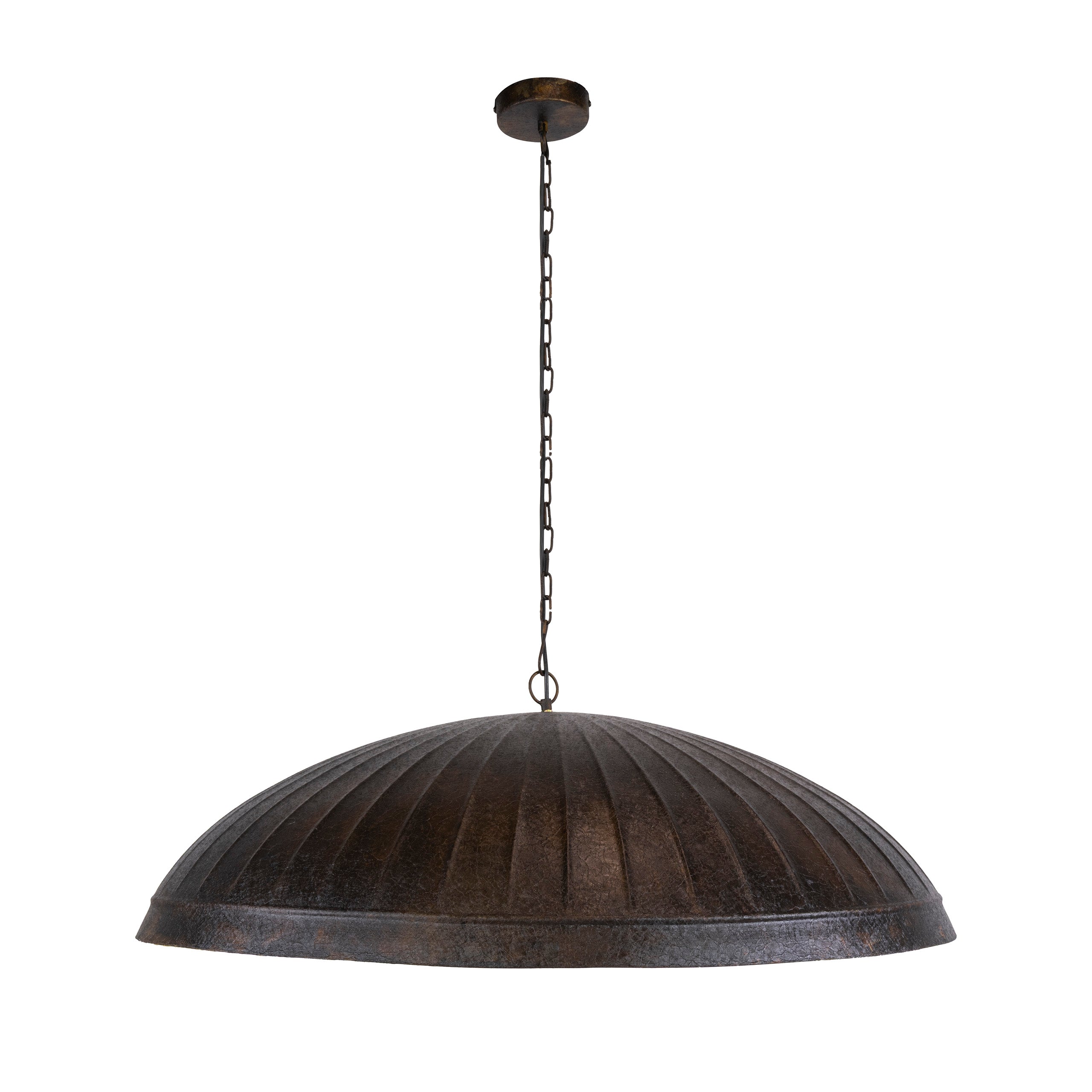 Hanglamp Guard 1 Lichts O90Cm Smoked Brown