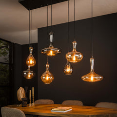 Hanglamp Karaf 4 3 Lichts Artic Zwart