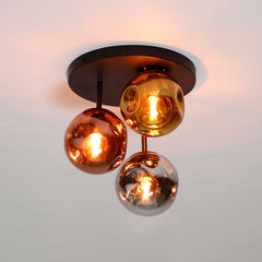 Plafondlamp Stellar 3 Lichts Artic Zwart