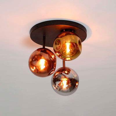 Plafondlamp Stellar 3 Lichts Artic Zwart