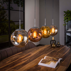 Hanglamp Stellar 4 Lichts Oud Zilver