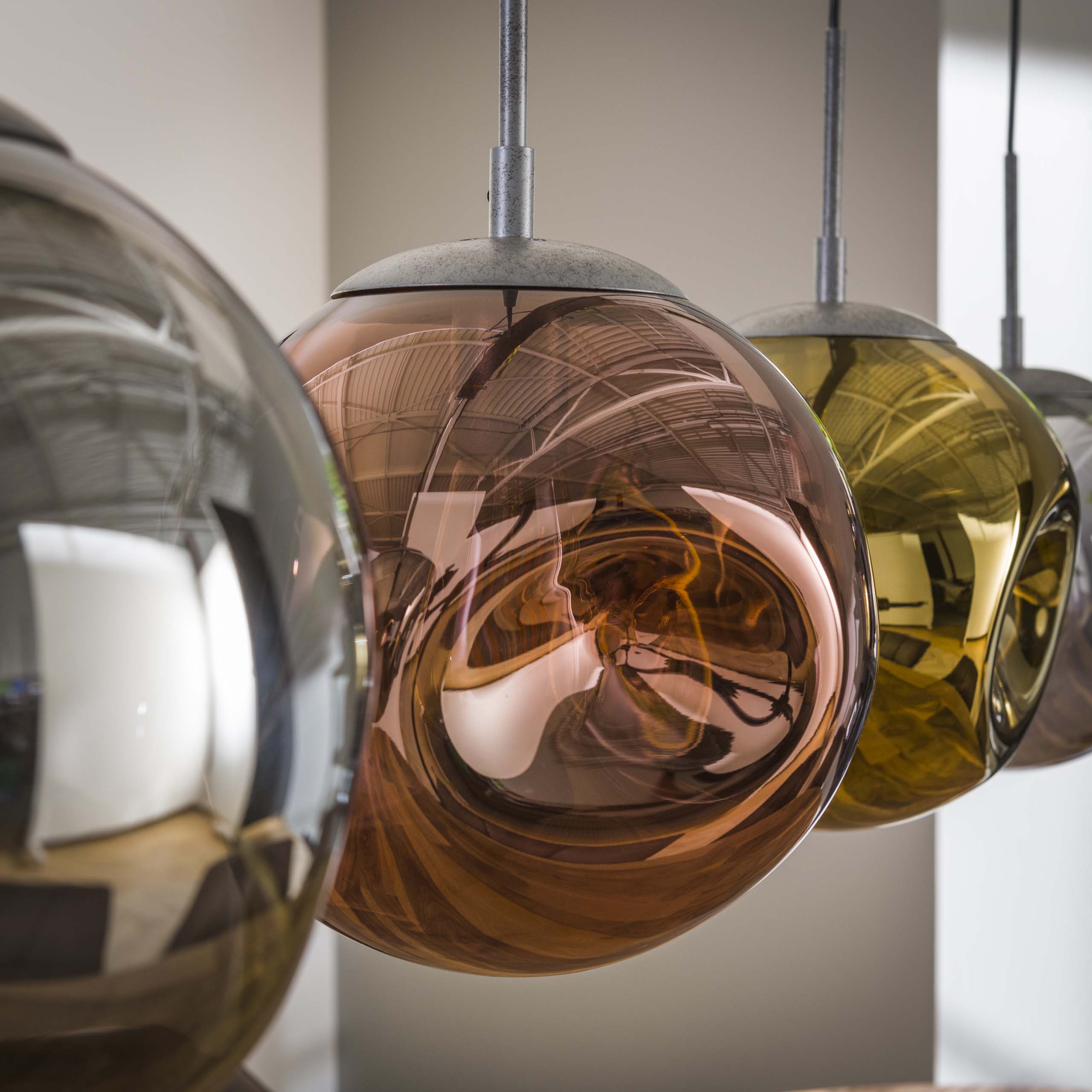Hanglamp Stellar 4 Lichts Oud Zilver