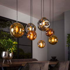 Hanglamp Stellar 4 3 Lichts Oud Zilver