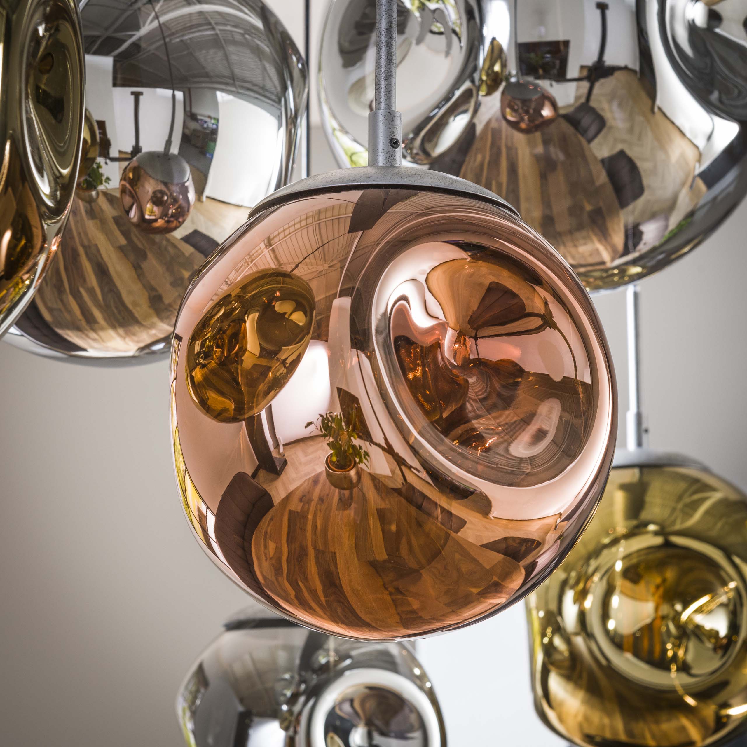 Hanglamp Stellar 4 3 Lichts Oud Zilver