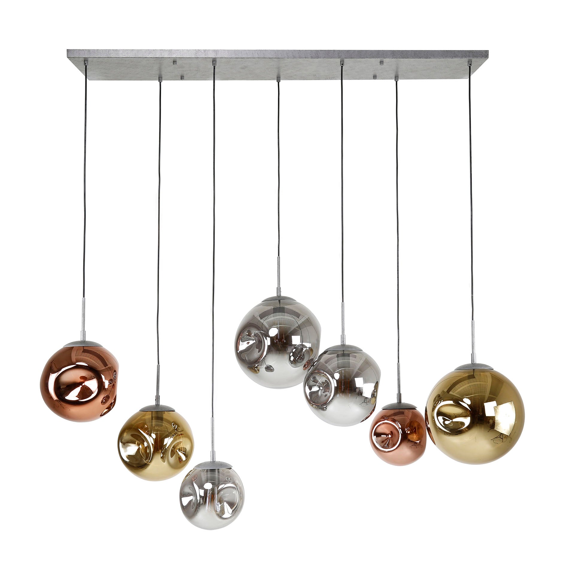 Hanglamp Stellar 4 3 Lichts Oud Zilver