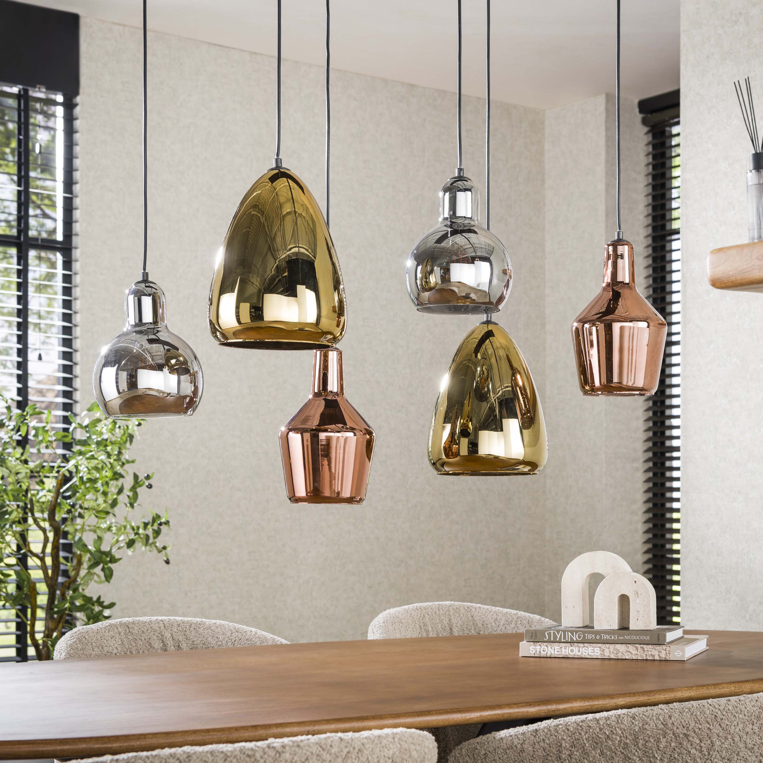 Hanglamp Tricolore 3 3 Lichts Artic Zwart