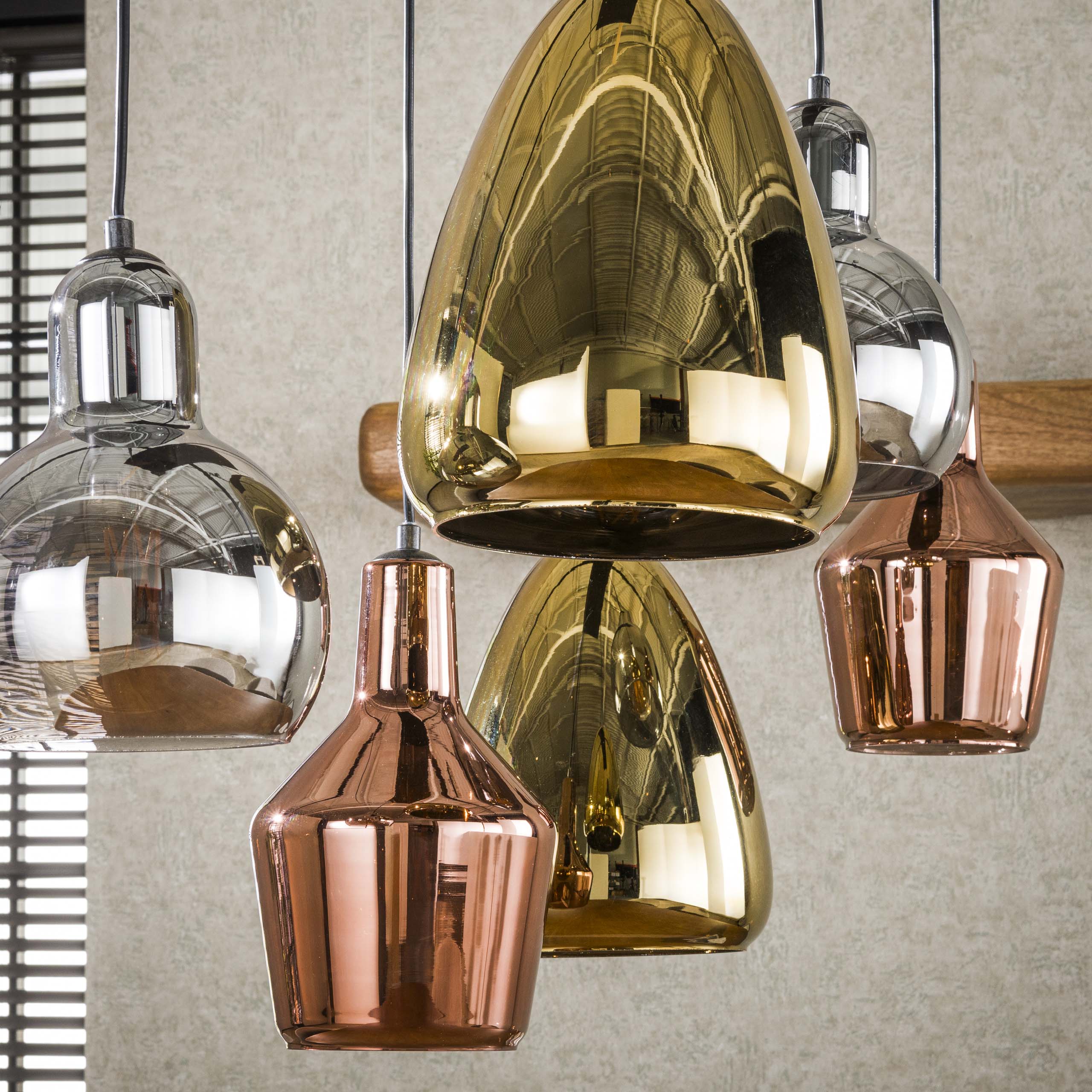 Hanglamp Tricolore 3 3 Lichts Artic Zwart