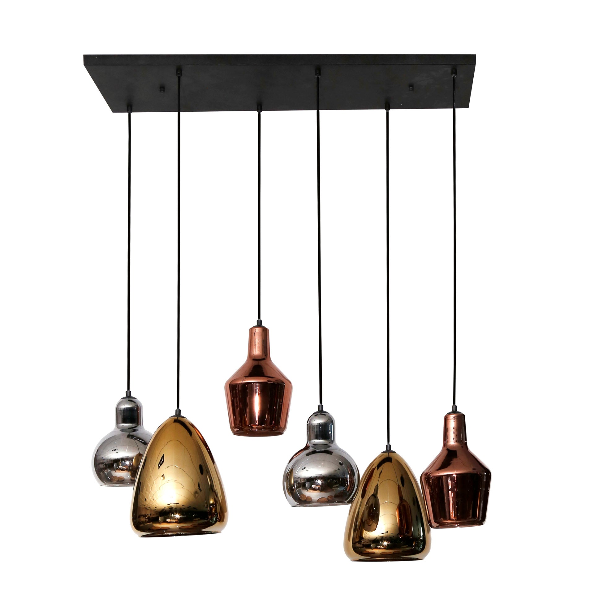 Hanglamp Tricolore 3 3 Lichts Artic Zwart