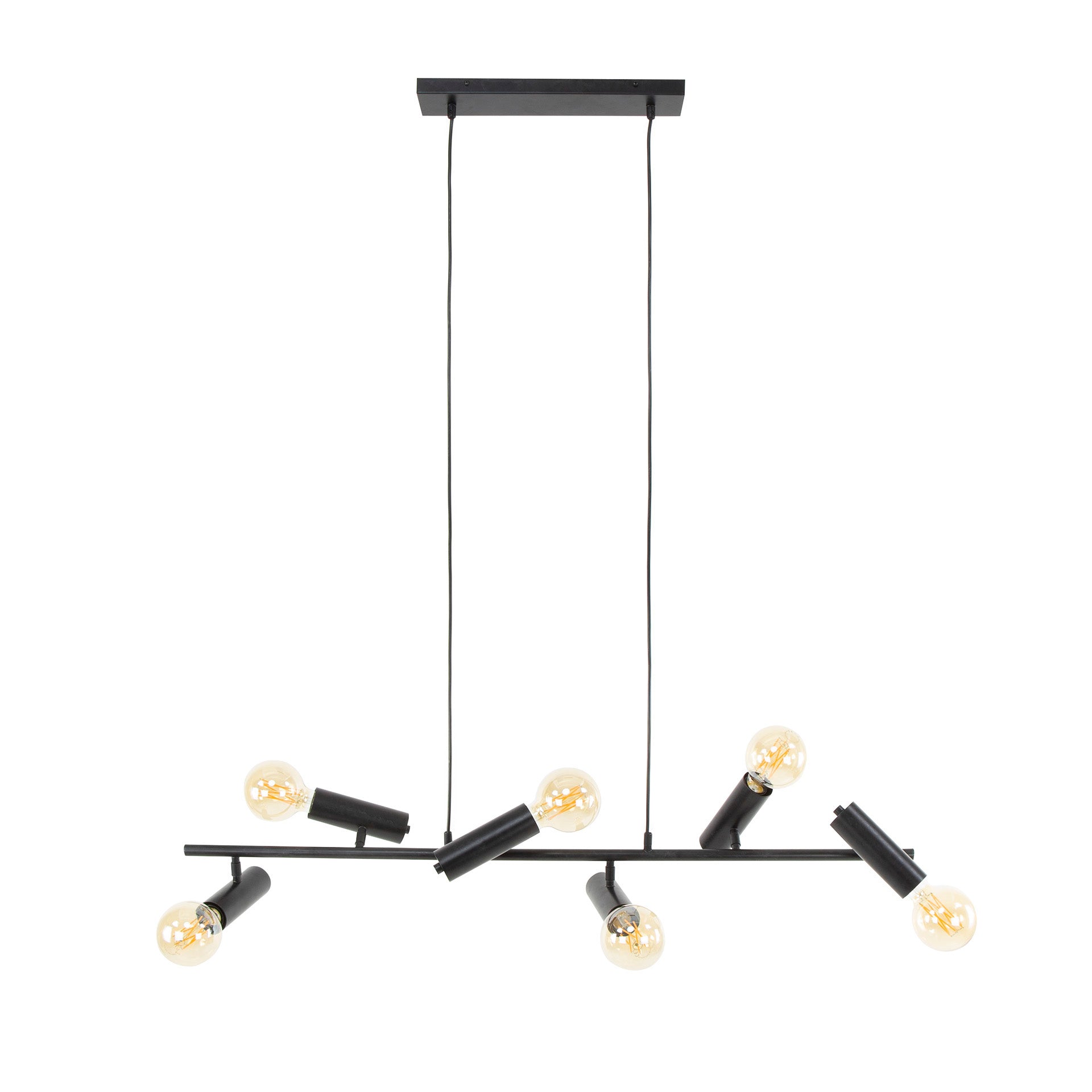 Hanglamp Point 6 Lichts Charcoal