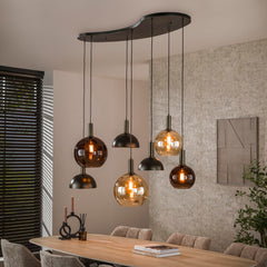 Hanglamp Cluster 4 3 Lichts Sienna Bruin