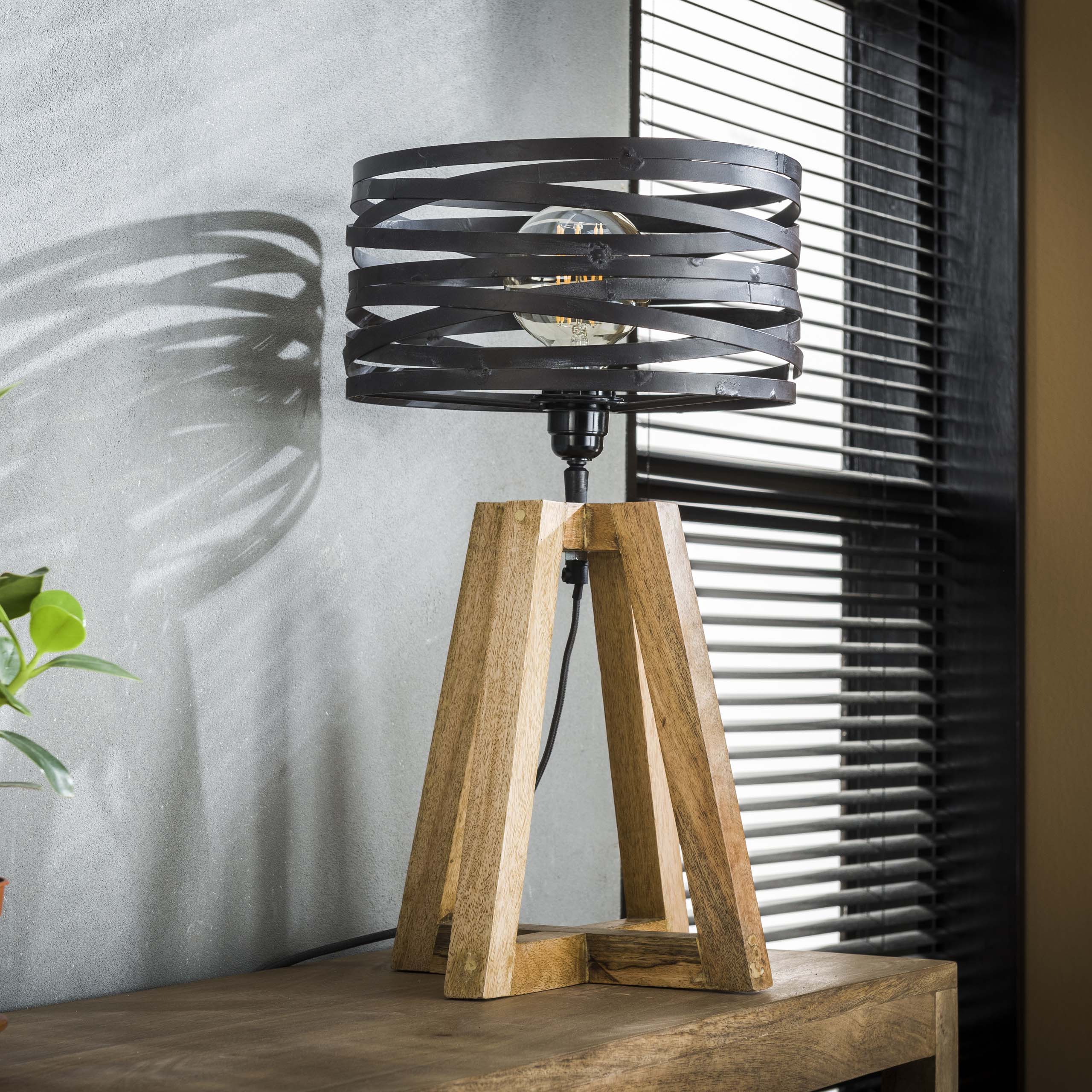 Tafellamp Twist 1 Lichts Slate Grey