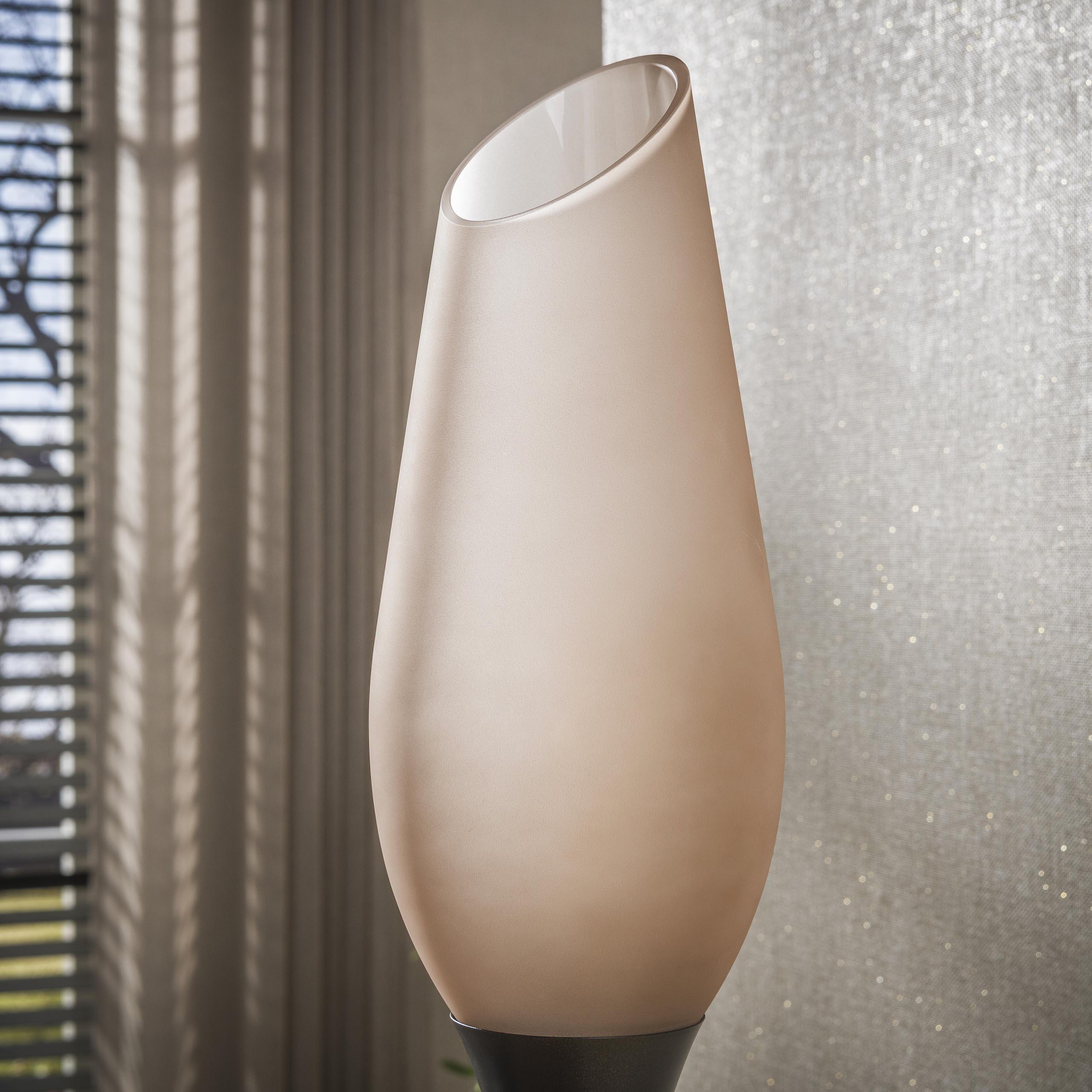 Vloerlamp Cocoon 3-lichts / Sienna bruin-frosted
