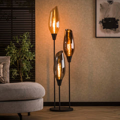 Vloerlamp Cocoon Xl 3 Lichts Zwart
