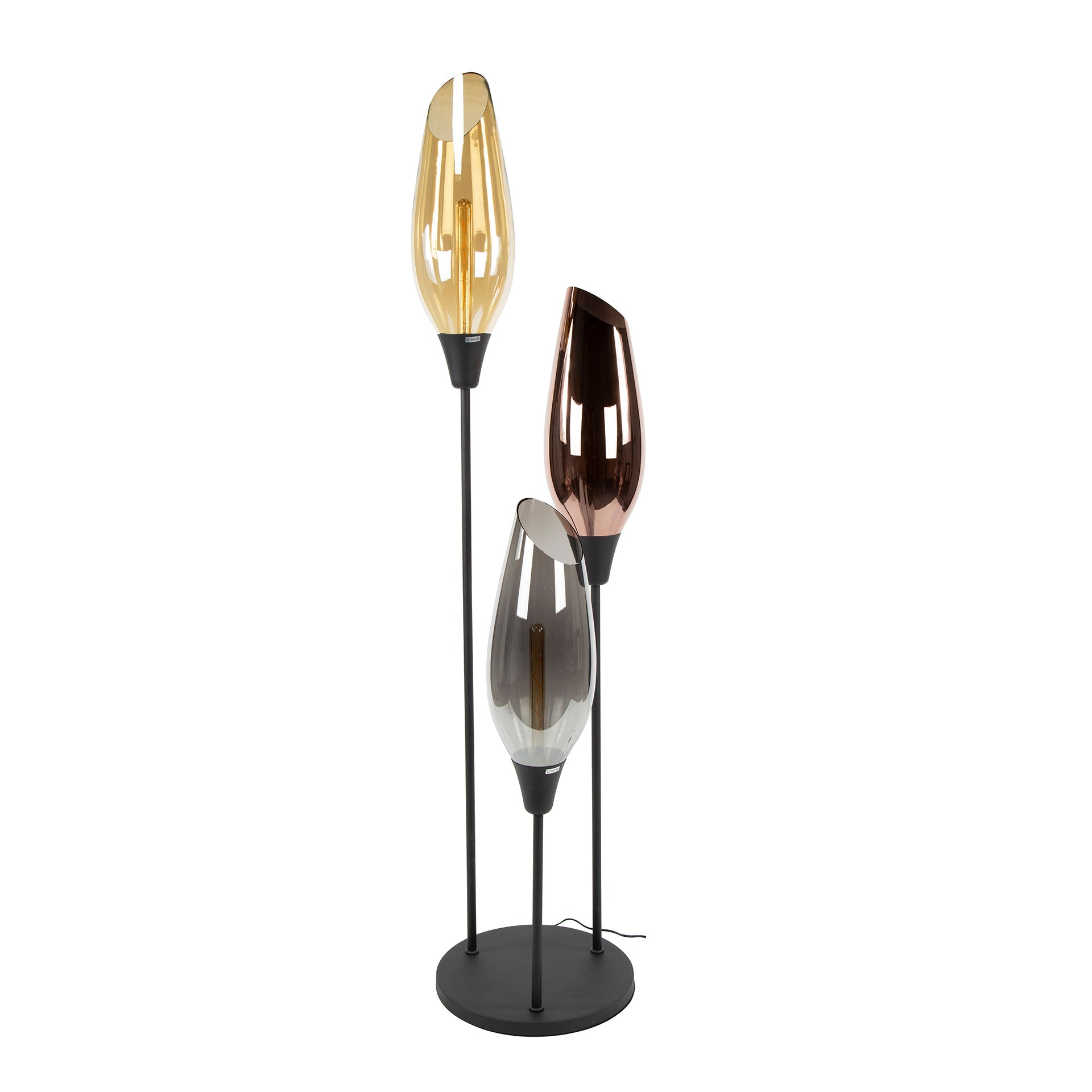 Vloerlamp Cocoon Xl 3 Lichts Zwart