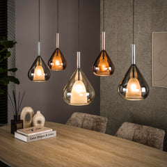 Hanglamp Wings 5 Lichts Zwart