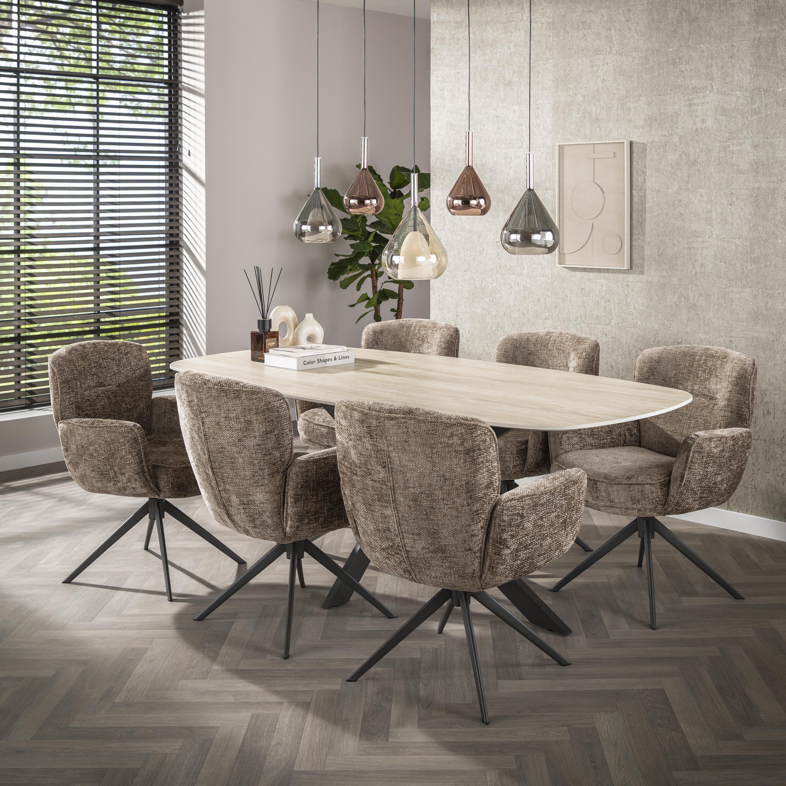 Hanglamp Wings 5 Lichts Zwart