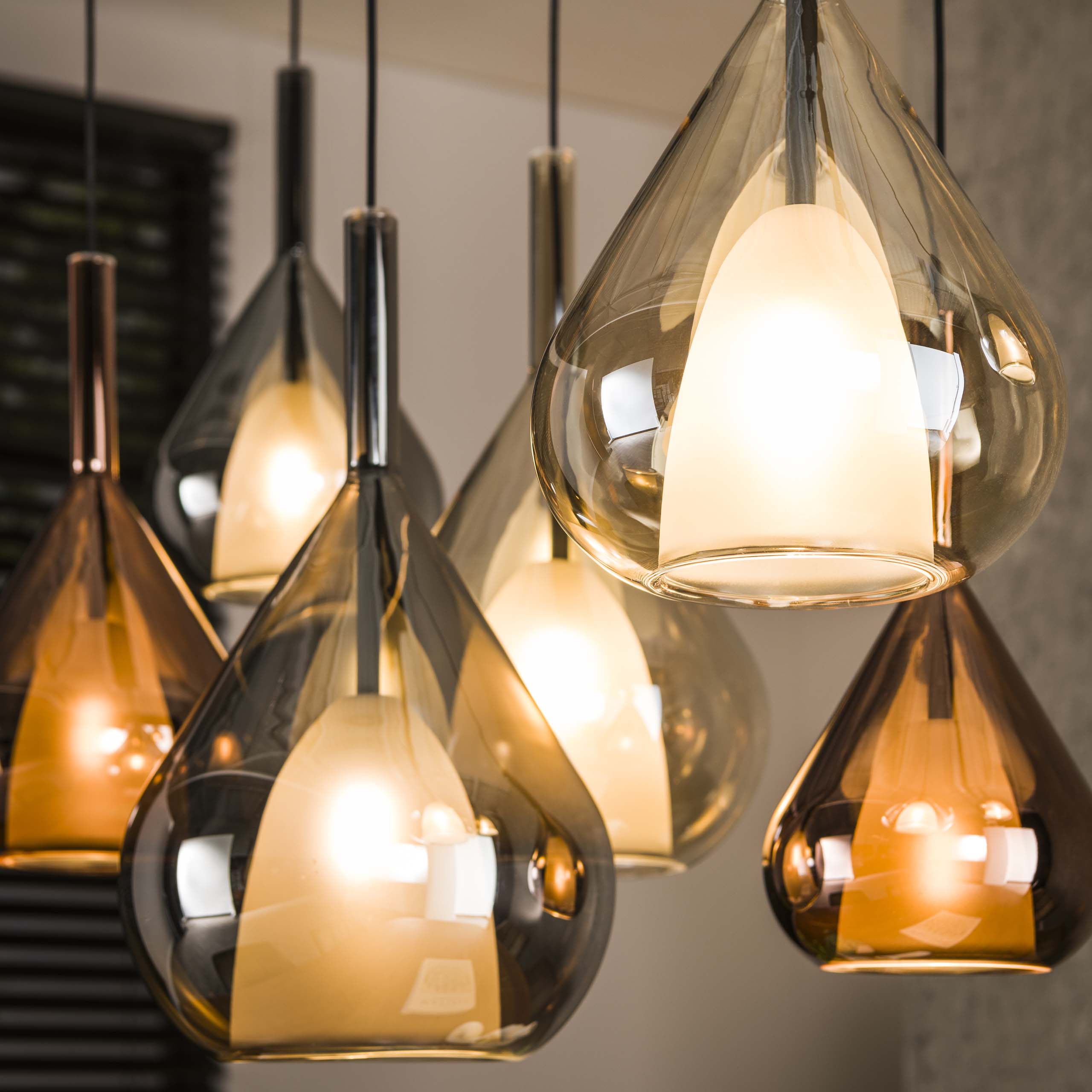 Hanglamp Wings 4 3 Lichts Zwart
