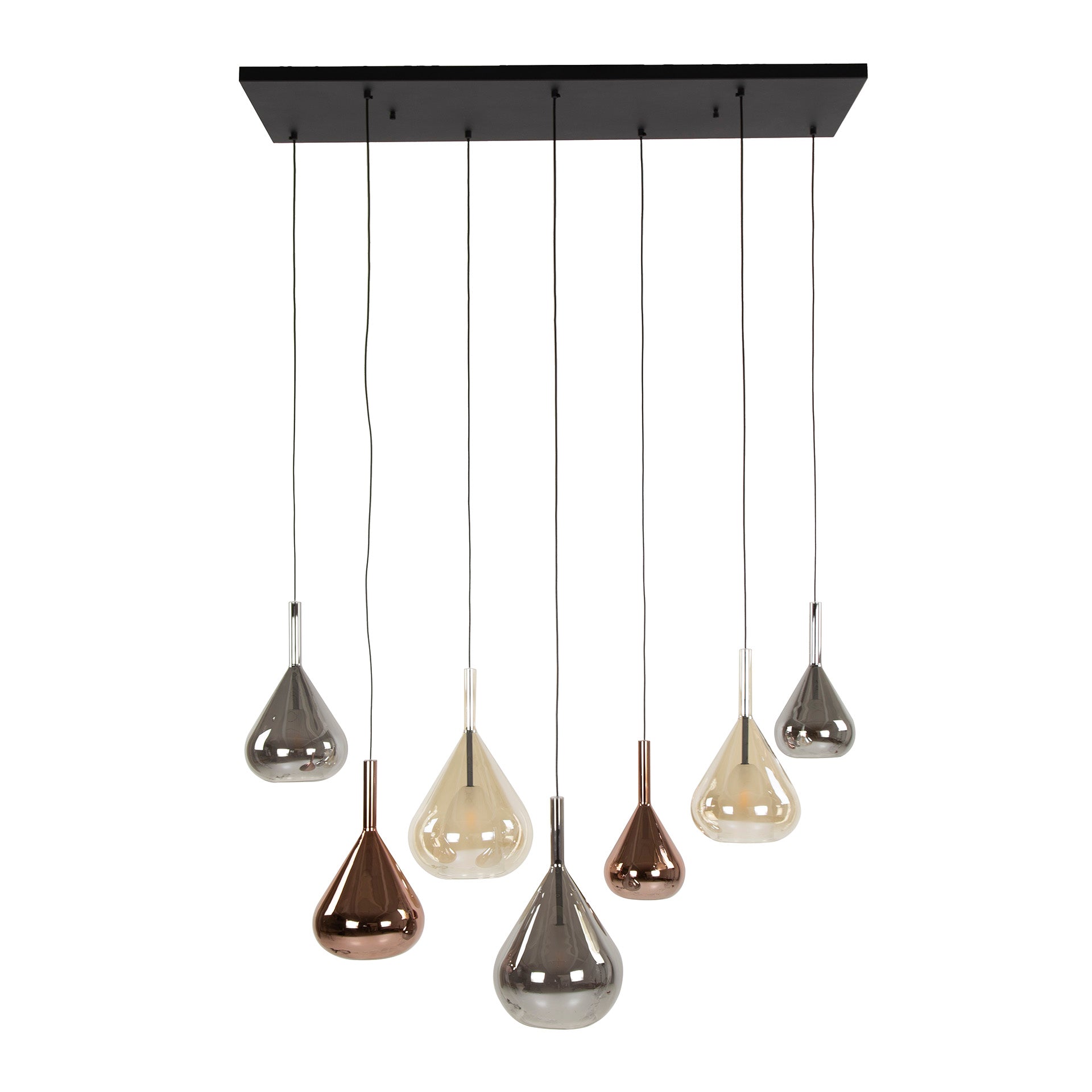 Hanglamp Wings 4 3 Lichts Zwart