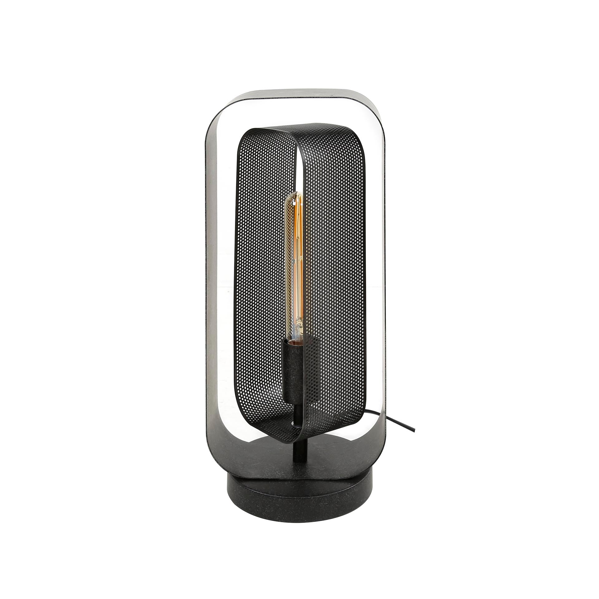 Tafellamp Mesh Rotate 1 Lichts Artic Zwart