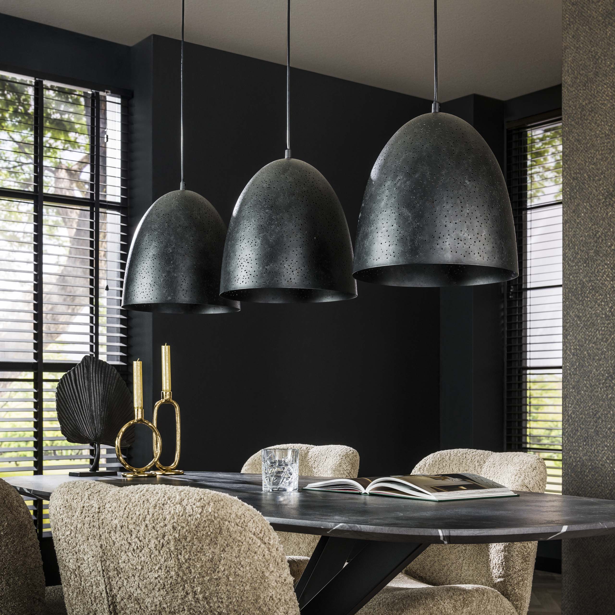 Hanglamp Kosmos 3 Lichts Charcoal