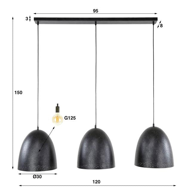 Hanglamp kosmos 3L