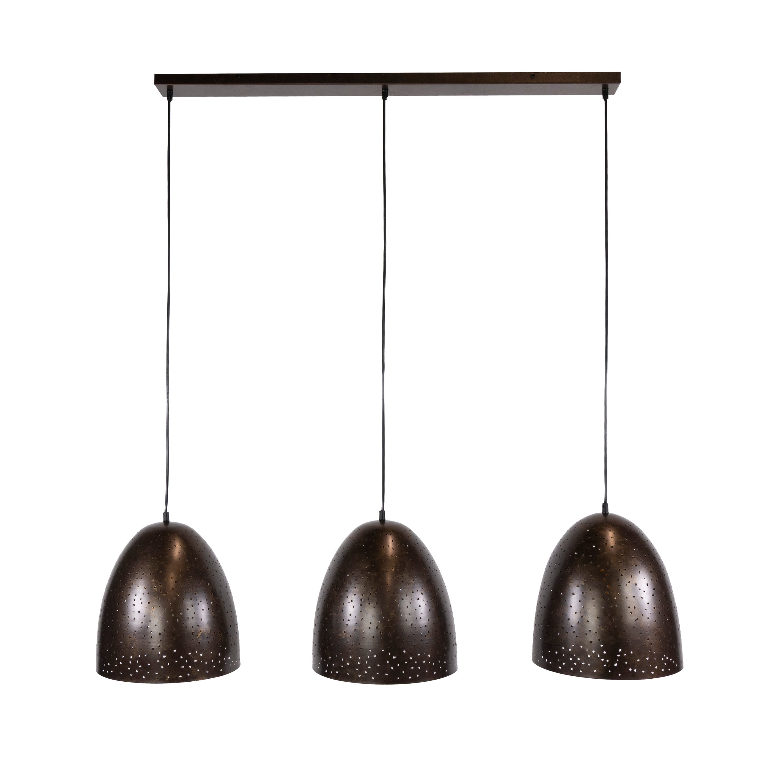 Hanglamp Kosmos 3 Lichts Urban Bruin