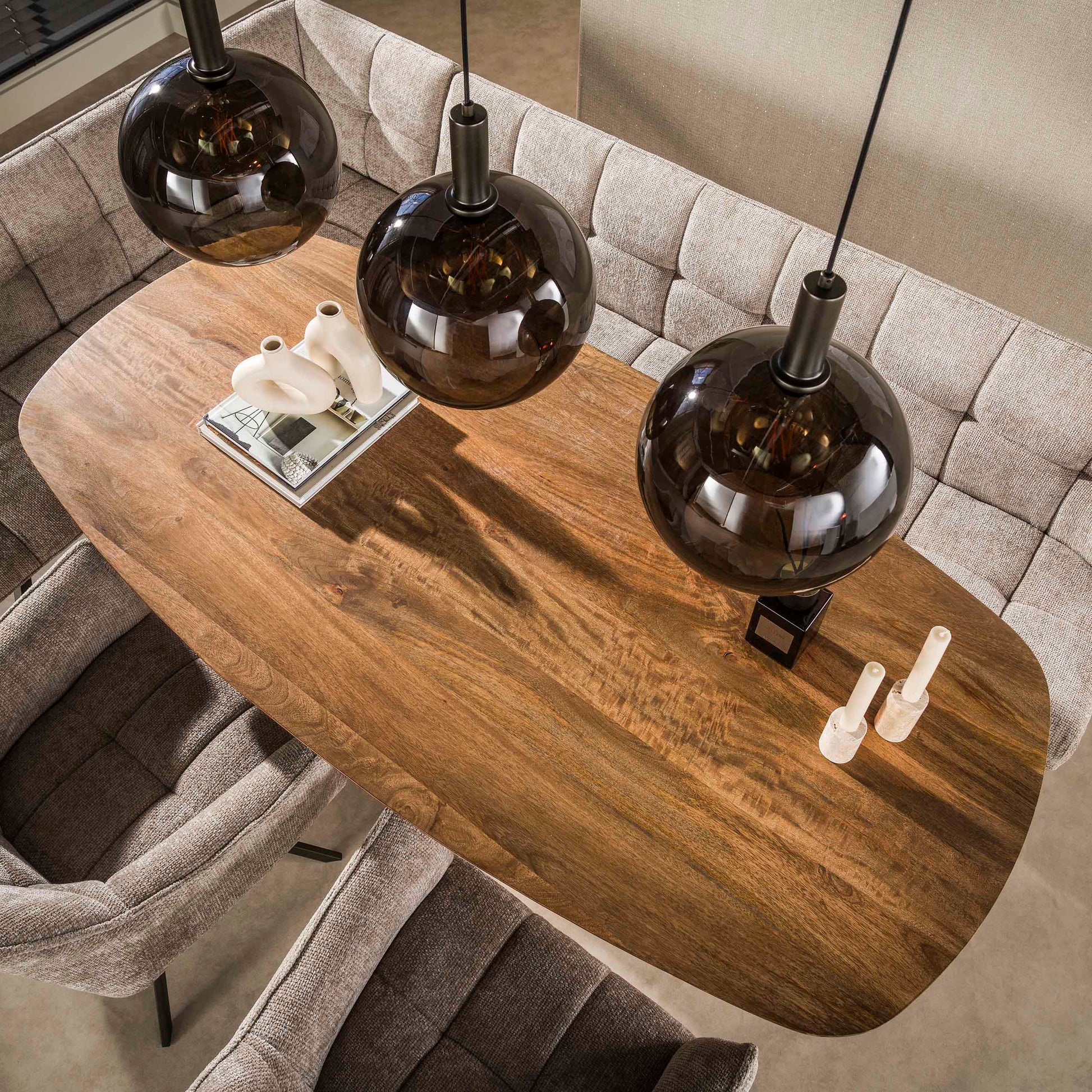 Hanglamp Sfera Tricolore 3-lichts / Sienna bruin