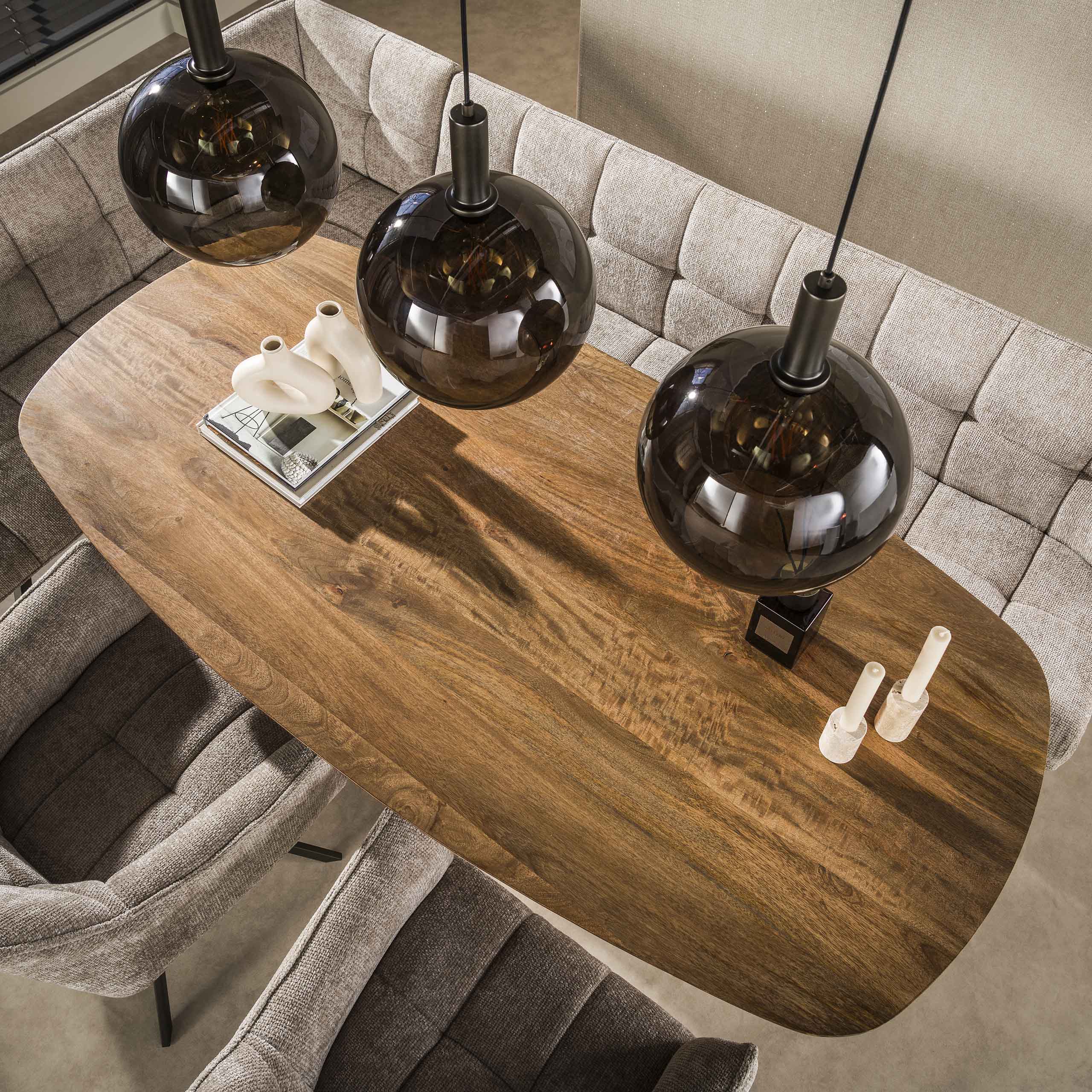 Hanglamp Sfera Tricolore 3-lichts / Sienna bruin