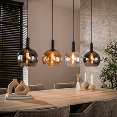 Hanglamp Sfera Tricolore 4 Lichts Artic Zwart