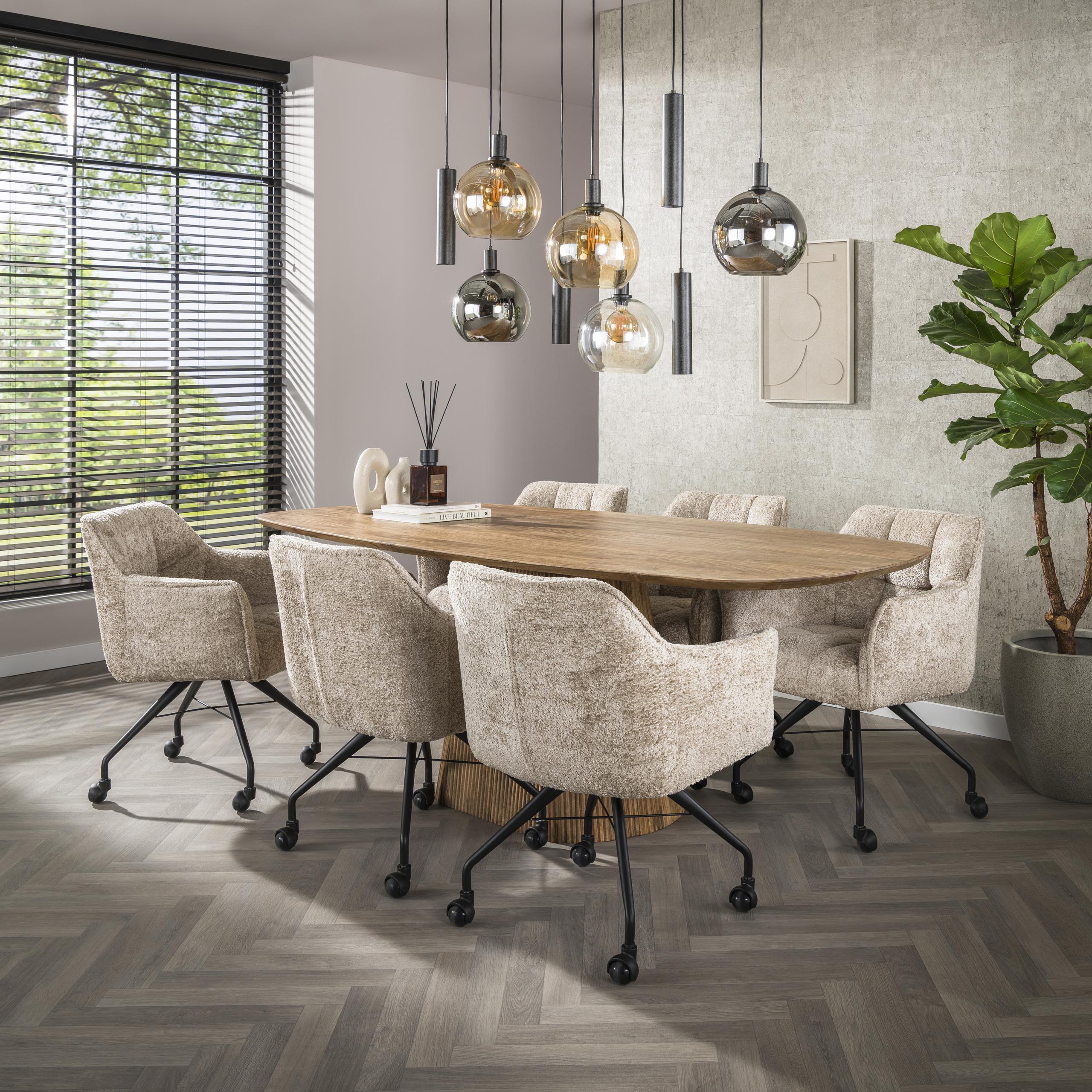 Hanglamp Sfera Tricolore 5 4 Lichts Artic Zwart